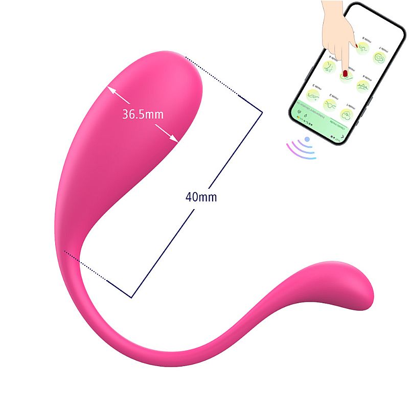 Vibrador por Aplicativo À Longa Distância - Lophin - My Secret