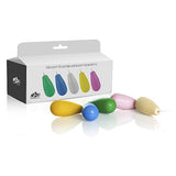Kit Pompoar - Kit Com 5 Cones com Pesos Diferentes para Exercícios Pélvicos - My Secret