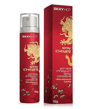 Spray Chinês Excitante Esquenta, Esfria e Vibra - Comestível 15G - My Secret