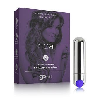 Cápsula Vibratória Recarregável Multivelocidade Go Vibe Noa - 7,5 cm x 1,8 cm - My Secret