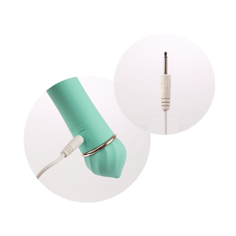 Vibrador Recarregável Multivelocidade Taj Shiva - Varinha Mágica com 10 Modos de Vibração - My Secret