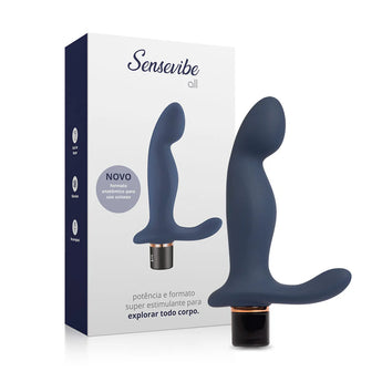Massageador Prostático Sensevibe All recarregável com 10 modos de vibração