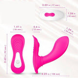 Vibrador de Ponto G - Butterfly-RCT - Recarregável 9 Vibrações com Controle Remoto - My Secret