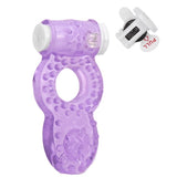 Anel peniano com mini vibrador e bateria LR754