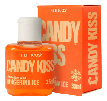 Candy Kiss Tangerina Ice Calda Beijável Efeito Gelado 35ml Feitiços