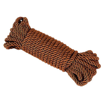 Corda para bondage em poliéster vermelha de 10 metros e 8 mm