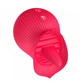 Estimulador Clitoriano Tongue Vermelho com língua vibratória recarregável