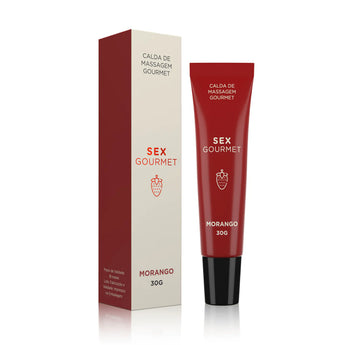 Gel comestível Sex Gourmet sabor morango 30g