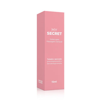 Gel Excitante My Secret - 15ML - My SecretGel Estimulante My Secret 15ml com aplicador conta-gotas