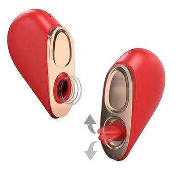 Heartbreak Estimulador Clitoriano Duplo com Língua Mágica e Ondas de Pressão - My Secret