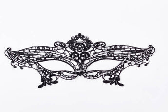 Máscara de renda elegante com acabamento delicado