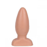 Plug anal anatômico medindo 10 x 3,5 cm