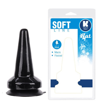 Plug anal com ventosa medindo 14 cm