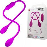 Vibrador Duplo Pretty Love Dream Lover's com dois motores e 12 modos de vibração