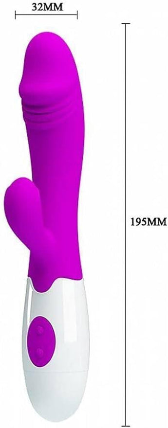 Vibrador Pretty Love Snappy para ponto G e clitóris com 30 modos de vibração