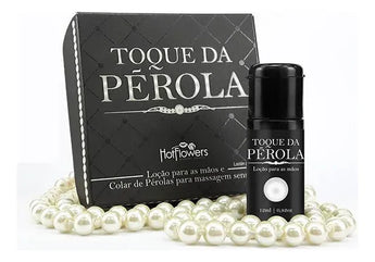 Toque da Pérola Hot Flowers Kit de Massagem Sensorial para Casais