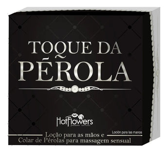 Toque da Pérola Hot Flowers Kit de Massagem Sensorial para Casais