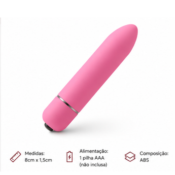 Vibrador Bullet pequeno e potente para primeira experiência