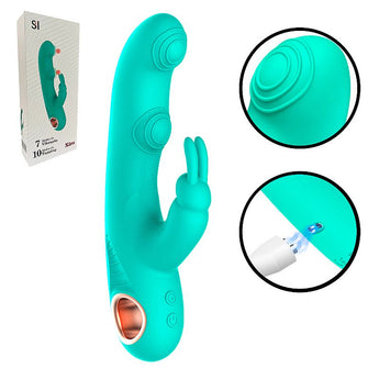 Vibrador Xira SI para ponto G e clitóris com dois pontos de tapping