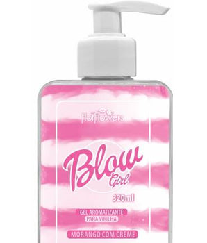 Blow Girl Hidratante Aveludado Beijável para Região Pélvica e Virilha Morango com Creme