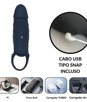 Anel peniano com formato de pênis