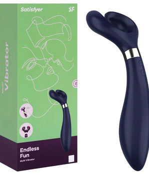 Satisfyer Andless Fun Vibrador Massageador Recarregável com 3 Motores Individuais e 100 Combinações de Vibrações - My Secret