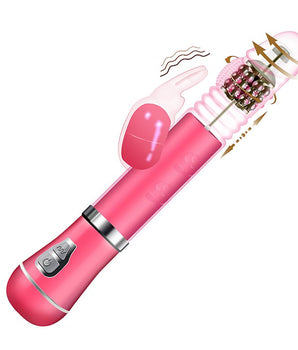 Vibrador Rotativo com Vai e Vem - Recarregável