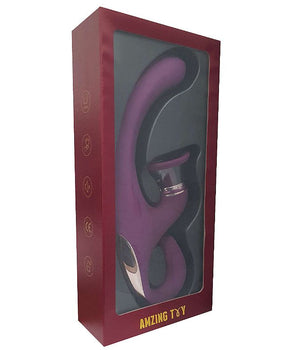 Vibrador de Ponto G e Clitóris - Amzing Toy Roxo