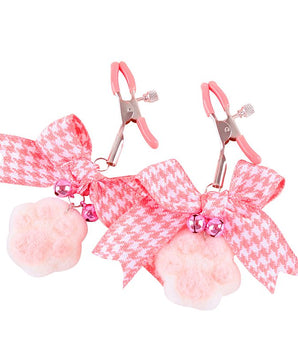 Grampos de Mamilo com Pelúcia