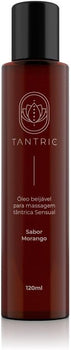 Óleo Corporal para Massagem Tântrica Beijável Sabor Morango Tantric 120ml