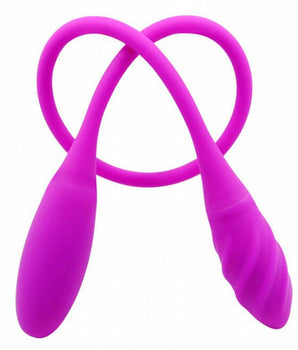 Snaky Vibe Vibrador com Duas Pontas - Recarregável com 7 Modos de vibração nas duas Pontas