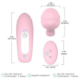 Vibrador de Casal Golfinho Recarregável Com controle - My Secret