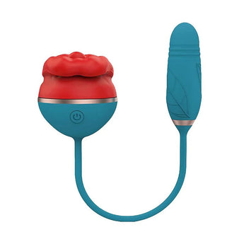 Big Boca Vibrador Vai e Vem com Boca Estimuladora - Recarregável 10 Modos de Vibração - My Secret