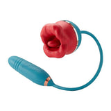 Big Boca Vibrador Vai e Vem com Boca Estimuladora - Recarregável 10 Modos de Vibração - My Secret