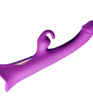 Tease Park Vibrador de Ponto G e Clitóris com Boca e Dedilhar Slap