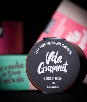 Vela Para Massagem Corporal Beijável - Sex Gourmet Chocolate