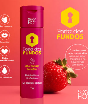 Gel Dessensibilizante Porta dos Fundos Sabor Morango 15ML