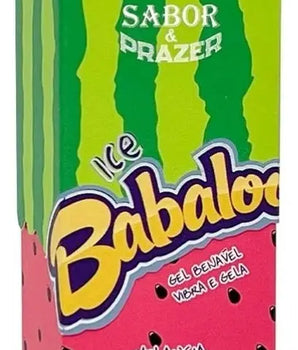 Gel Beijável Sexo Oral Gela e Vibra Babaloo Sabor Melancia
