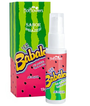Gel Beijável Sexo Oral Gela e Vibra Babaloo Sabor Melancia