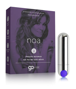 Cápsula Vibratória Recarregável Multivelocidade Go Vibe Noa - 7,5 cm x 1,8 cm - My Secret