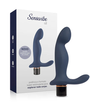 Massageador Prostático Sensevibe All recarregável com 10 modos de vibração