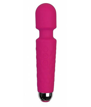 Vibrador Varinha Mágica Vinho - 20 Potentes Vibrações - Regarregável