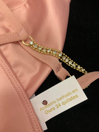 Conjunto Laura Em Cirrê completo com 4 Peças - My Secret