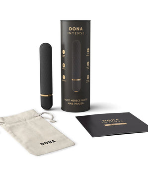 Vibrador Multivelocidade Recarregável Dona Intense - 13 cm x 2 cm