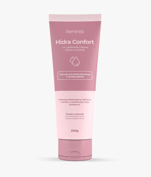 Gel Lubrificante Hidra Confort Feminist 220g com Ácido Hialurônico