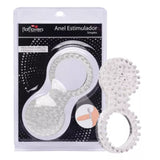 Anel peniano em silicone com estimulador externo