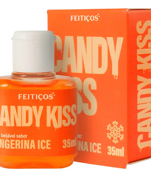 Candy Kiss Tangerina Ice Calda Beijável Efeito Gelado 35ml Feitiços