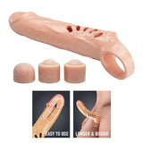 Capa peniana em silicone com anel ajustável 24,3 cm