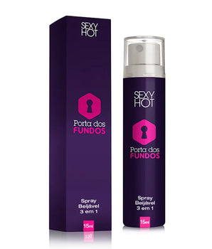 Sexy Hot Porta dos Fundos Beijável - Gel Lubrificante Anestésico em Spray 15ml