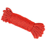 Corda para bondage em poliéster vermelha de 10 metros e 8 mm
